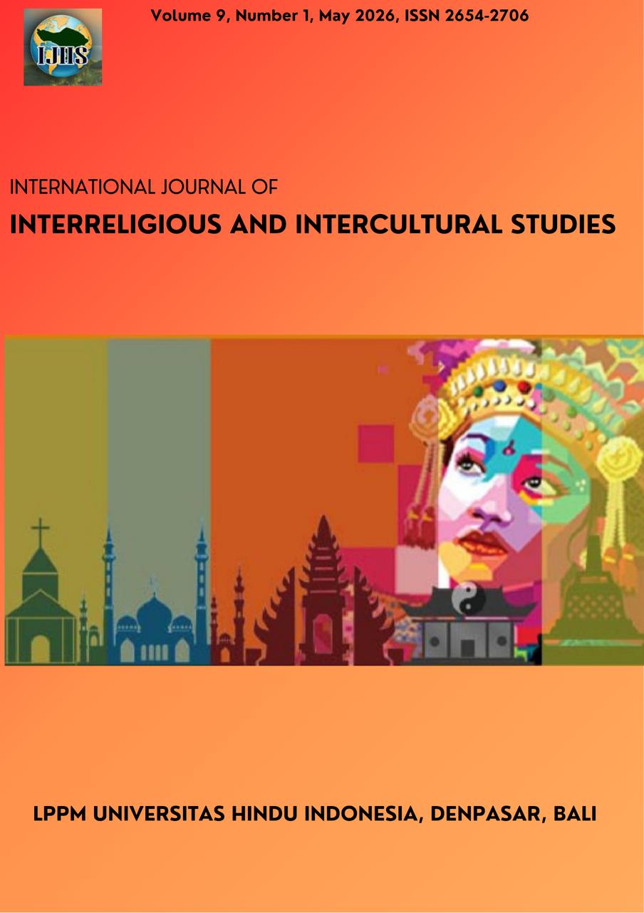 					View Vol. 9 No. 1 (2026): International Journal of Interreligious and Intercultural Studies
				
